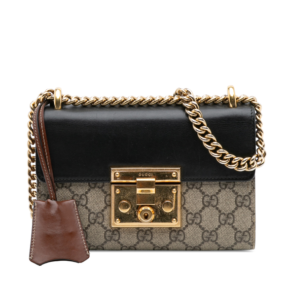 Pre-Loved Gucci Small GG Supreme Padlock Crossbody - Picture 1 of 11